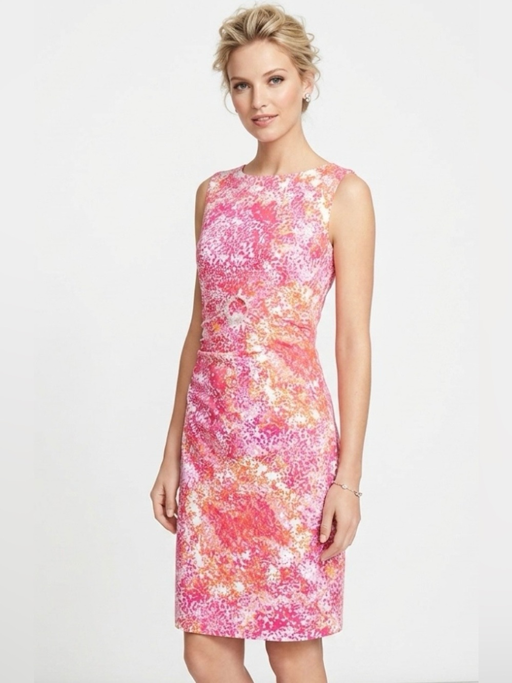 J. McLaughlin Sleeveless Sage Dress